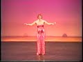 Helen performs a slow cabaret belly dance