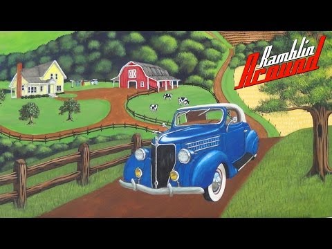 Folk Art Painting 36 Ford in the Country Almost Finished by RamblinAround