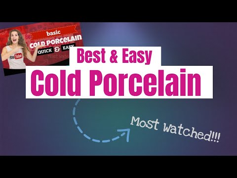 basic cold porcelain paste by: Sangeeta Shah