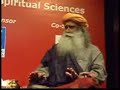 Sadguru Vasdev addressing on essential Wisdom & The Mystic Eye during launch of his book, in New Delhi on Sunday.