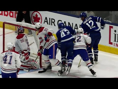 Video: Marleau beats Montoya from behind red line