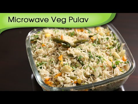 Microwave Veg Pulav | Easy to make Main Course Recipe | Ruchi’s Kitchen