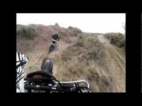 tornado 250 - Gopro hero 2 - Honda XR 125L enduro durham y Honda tornado 250 . Cross.