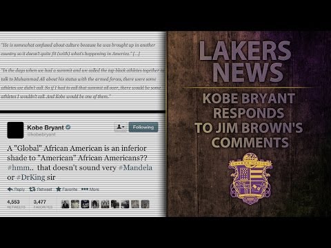 Video: Lakers' Kobe Bryant Responds To Jim Brown's Comments,