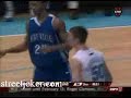 Tyler Hansbrough dunks on 7 footer Kenny George