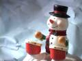 Snowman Drummer Silent Night