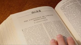 The Usefulness of Useless Knowledge