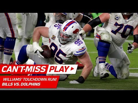 Video: Kyle Williams Puts His Shoulder Down for a Big Man TD Blast! | Can't-Miss Play | NFL Wk 17