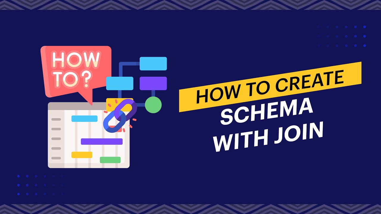 How to create a schema using Join in Lumenore