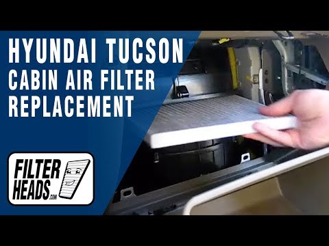 Cabin air filter replacement- Hyundai Tucson