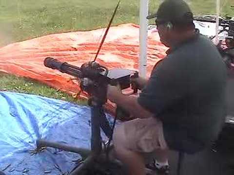 The minigun - I was out with a Dr. friend of mine who has a mingun and so I gave it a whirl.