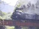 Steam locomotive of Oikawa Railways in Japan.