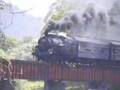 Steam locomotive of Oikawa Railways in Japan.