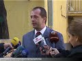 Изјава пред штаб на Александар Бичиклиски (04.11.2009)