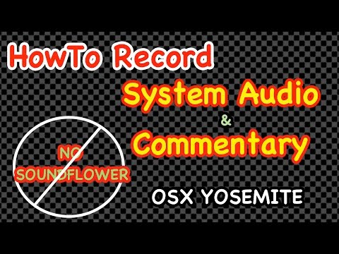 how to record audio on mac os x