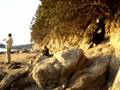 牛窓の日の出、ディジュリドゥー、ケーナ　quena & didgeridoo in sea of morniing