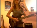 This is me playing one of my favorite Metallica songs, Blackened from the album ...And Justice For All. I recorded the audio from my Line 6 spider II amp plugged straight into my computer and it's a bit scratchy but I'm saving for a new amp, haha. I then made a video of me playing it and left in the video's audio too so you're hearing what I'm playing as well. My guitar is an ESP M-II, it is not a Kirk Hammett signature but it is the same model. I'd to love to hear what you think and thanks ...