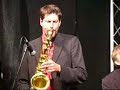 band from sweden: jesper albrektsson (tp, voc), niklas carlsson (tb, voc), per bach (db), olof skoog (ts, cl, voc), johan horner (dr), anders was�n (bjo). filmed on 08-09-07 at 20th jazz days 2007 gelsenkirchen (germany).
the second line jazzband was formed in 1989 and since then has established a position as one of the most popular traditional jazzbands in europe. original improvisations and arrangements and a tremendous intensity in their playing have given them oppurtunities to perform at many jazz clubs and festivals, on tv and radio in, for example, england, germany, holland, scotland, northern ireland, finland, denmark, norway and, of course, sweden.
    many prominent musicians have guested the band over the years such as antti sarpila, lillian boutt� and orange kellin. their unique style comes from their widely differing musical backgrounds but above all it is the new orleans revival style which gives them the greatest inspiration and is the kind of music they specialize in. they do  best to keep the new orleans music alive.
for more informations look at www.secondlinejazzband.com