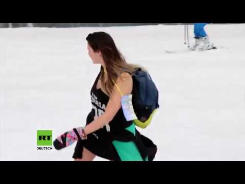 Hunderte von Sibiriern feiern das Ende der Skisaison in ...