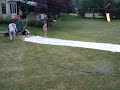 slip n slide fun, but poor tanner