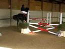 justine qui fait de l'equitation