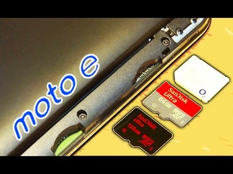 how to set sd card as default storage in moto e