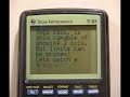 NOICE Monochromatic Demo (TI-83) NOICE Monochromatic Demo (TI-83)