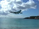 Boeing 747 Close Call Landing - Princess Julianna Intl.