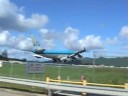 Boeing 747 Close Call Landing - Princess Julianna Intl.