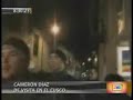 cameron d�az en cusco peru tomado de la televisi�n peruana