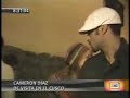 cameron d�az en cusco peru tomado de la televisi�n peruana