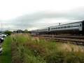 9S66 departs Leuchars on one power car