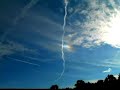 Chemtrail timelapse of DARK BAND REFRACTION of Heavy Metals