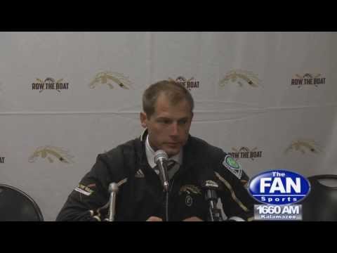 WMU Head Coach PJ Fleck addresses the media after Bronco football falls to Kent State WMU Head Coach PJ Fleck addresses the media after Bronco football falls to Kent State