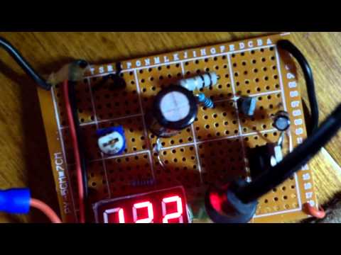 how to adjust lm317t voltage regulator