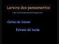 Carlos do Carmo - Estrela da Tarde