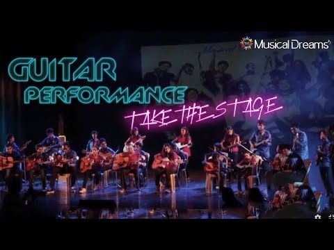how to perform on stage guitar
