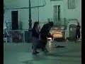 Spettacolo di un artista di strada in Piazza Plebiscito con la presenza di Pompea...!!!