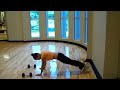 walk your way up to a handstand - on the wall