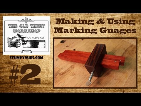 how to use a marking gauge