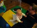 A crawler and a stander