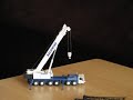Time lapse assembly of the luffing fly jib of kibri Liebherr LTM 1400 mobile crane with Demag AC 665.