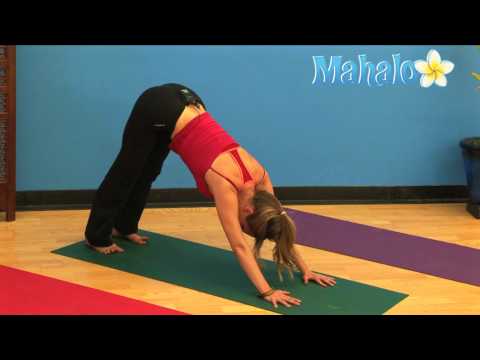 how to perform downward facing dog