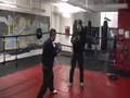 focus mitts at Evanston Boxing Club