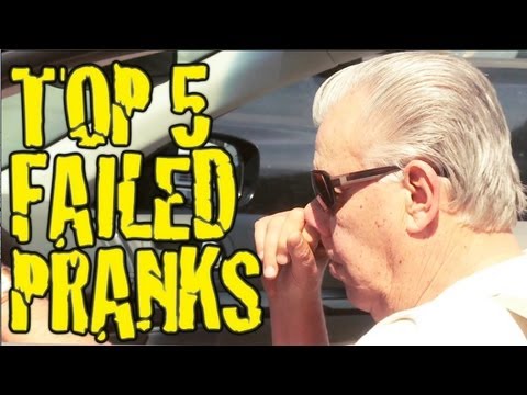 failed - Top 5 Failed Pranks never before seen! Full PHOTOBOMBING Prank: http://youtu.be/MduDFCvqVzY SUBSCRIBE! http://bit.ly/SubMF FACEBOOK GIVEAWAYS! http://faceboo...