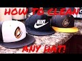 how to clean a baseball cap with cardboard
