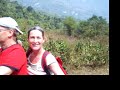 Op de brommer in Laos
