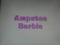 barbie movie   amputee barbie