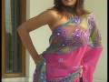 Magenta Pure Georgette Saree with Blouse
