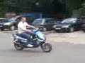 Dad Tryin 2 drive my Gilera-Runner (Halfthrottle) lol